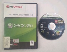 LEGO Star Wars The Complete Saga & LEGO Indiana Jones Xbox 360 2 Game Bu...