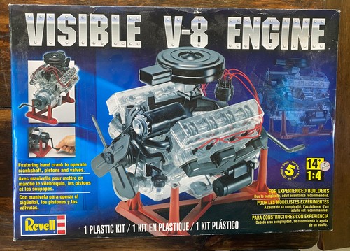 Revell Visible V8 Engine Plastic Model Kit 1/4 Scale Factory 8883