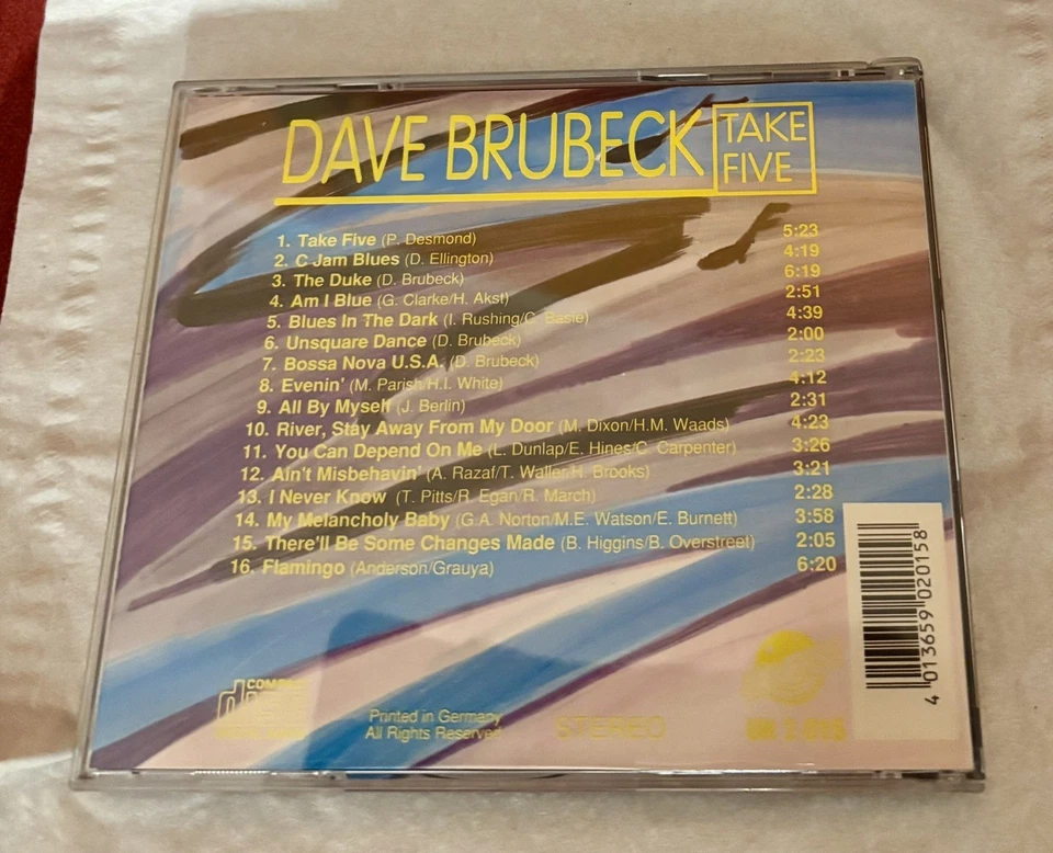 Dave Brubeck Take five (compilation, 16 tracks) [CD] - Bild 2 von 4