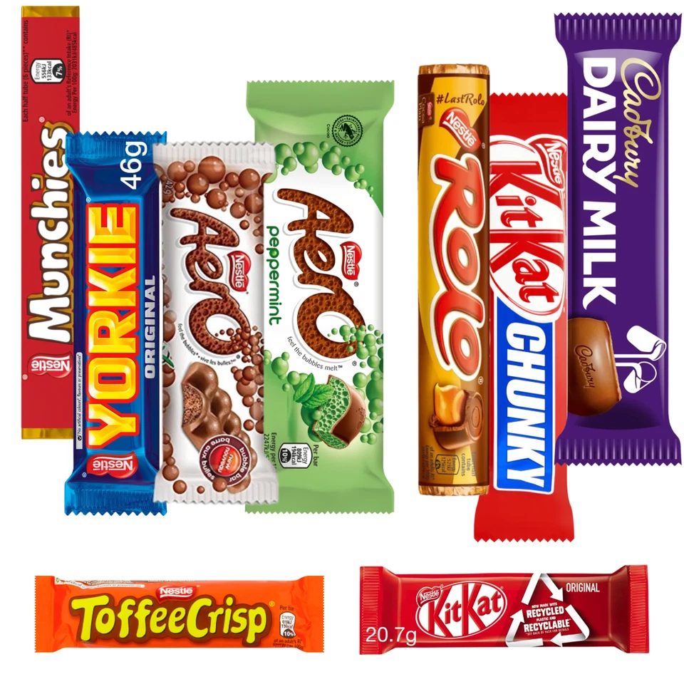 Chocolate Gift Set | Full-Sized Bars | Letterbox Friendly | Dairy Milk, Nestle K - Image 3 of 4