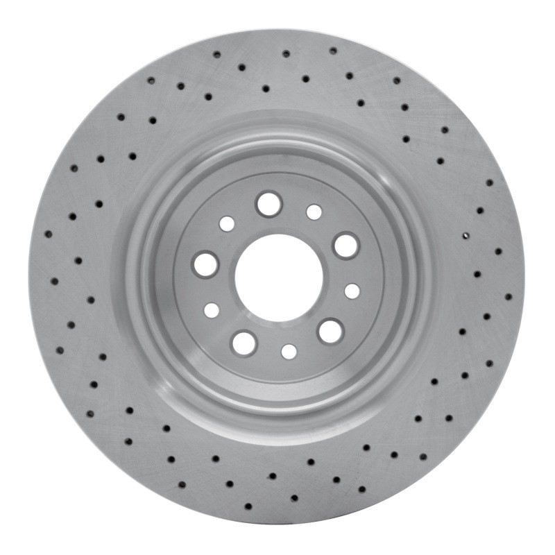 DFC 620-79008 Rear Drilled Brake Rotor for 2014-2016 Maserati Ghibli &