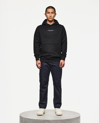 Weekend Offender Cobain Hoodie Black / Blue Shadow