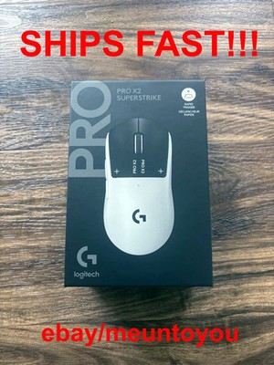 New Logitech PRO X2 SUPERSTRIKE LIGHTSPEED Wireless Gaming Mouse