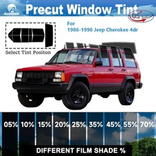 Precut 2ply Window Tint Film Kit For 1986-1996 Jeep Cherokee 4 Door