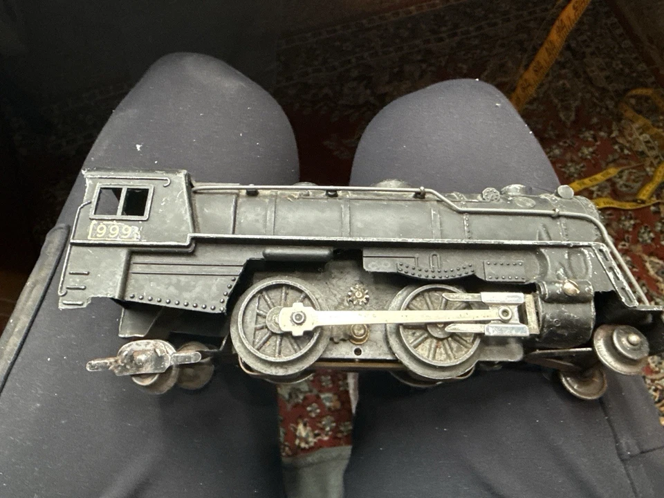 conjunto completo de frete Marx 999 O-27, autêntico do final dos anos 1940–início dos anos 1950. - Imagem 2 de 4