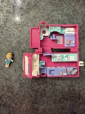 Vintage Polly Pocket 1994 Bluebird Home On The Go Camper RV Set W/ Figure Polly