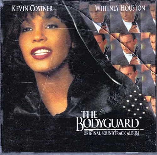 THE BODYGUARD- Soundtrack -Whitney Houston / Kevin Costner CD & Art Only EXC
