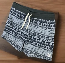 Chubbies Lounge Shorts Gray Bearly Fleece Cotton 5.5” Men Sz Small