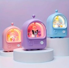 Sanrio 2 en 1 caja de ahorro lámpara de noche, bóveda de monedas, alcancía, luz nocturna,