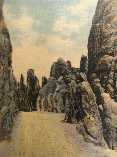 South Dakota Black Hills Highway Through The Needles Custer State Park 1959 - Imagen 2 de 9