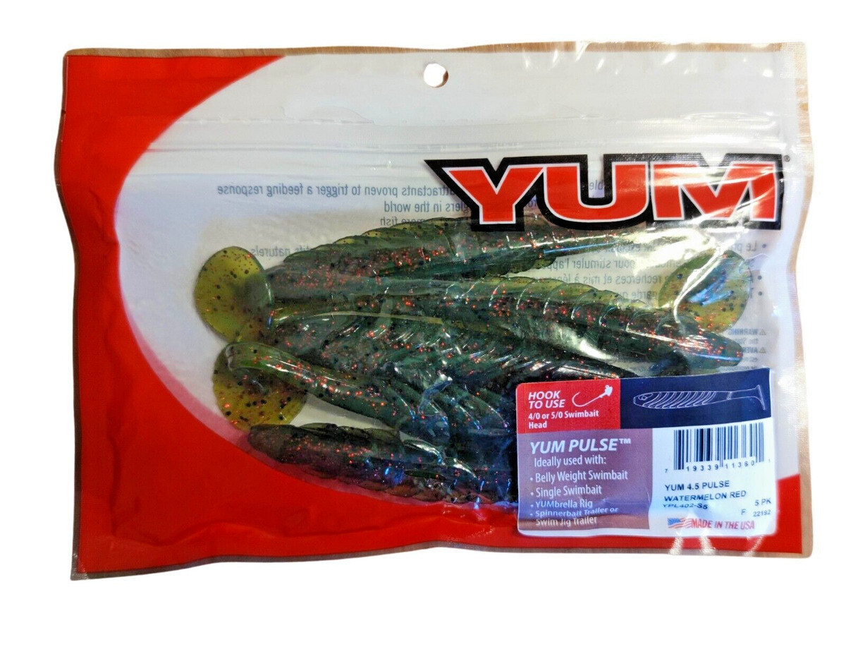 Воблеры Yum 4.5 Pulse Watermelon Red 5 штук YPL402-S5