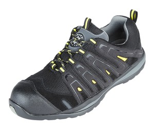 Security Line Falco 4208 Negro Amarillo Metal Gratis Composite Puntera  Seguridad | eBay
