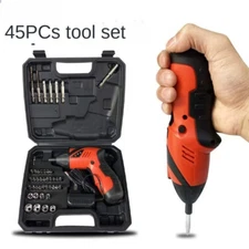 4.8V Small Rechargeable Electric Hand Drill 45 Piece Set Electric Screwdriver