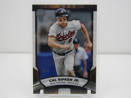 CAL RIPKEN JR. 2022 TOPPS TRIBUTE BLACK PARALLEL! 1/1!!! BALTIMORE ORIOLES!