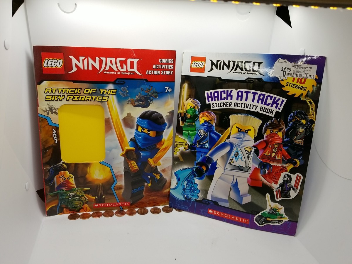 LEGO NINJAGO Activity BOOK Attack of the Sky Pirates HACK ATTACK Mostly  UnUsed