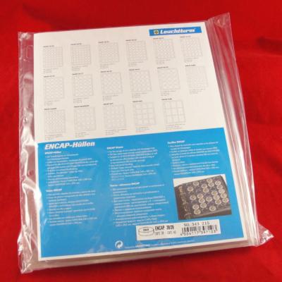 Lighthouse 3 or 4 Ring Binder Encap Pages for Air-Tite Model H Capsules - 2 Pack