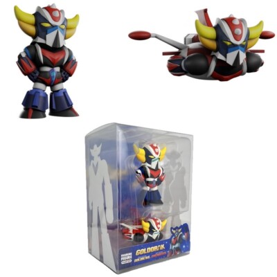 Figurine Goldorak Plastoy – PVC 7cm, SD Goldorak Et Soucoupe Spazer