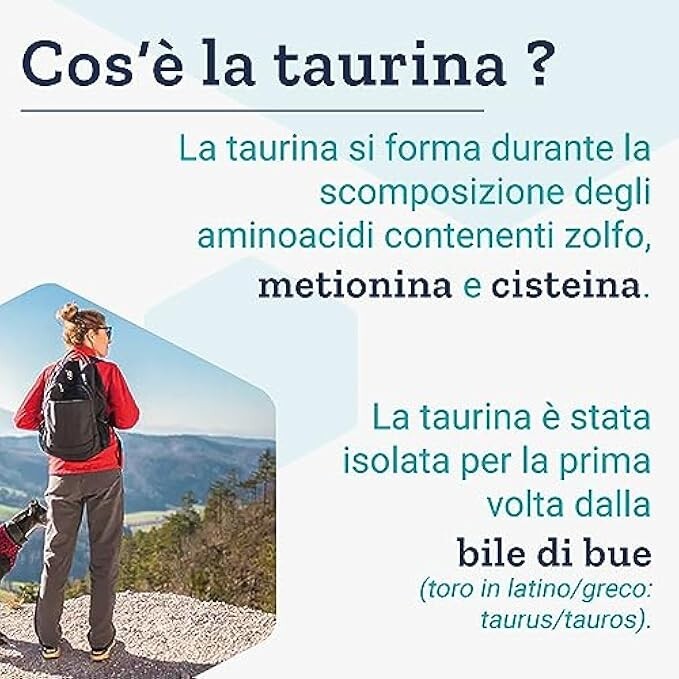 Life Extension Taurine 1000 mg Dose Elevata 90 Capsule vegane Testate in La - 4
