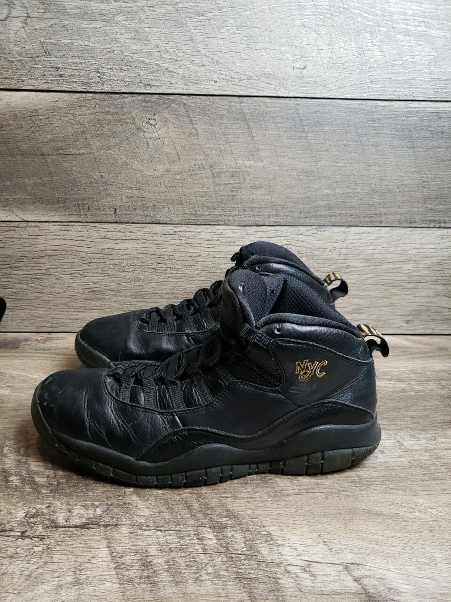 Nike Air Jordan 10 Retro NYC Mens Size Black [310805-012] Basketball