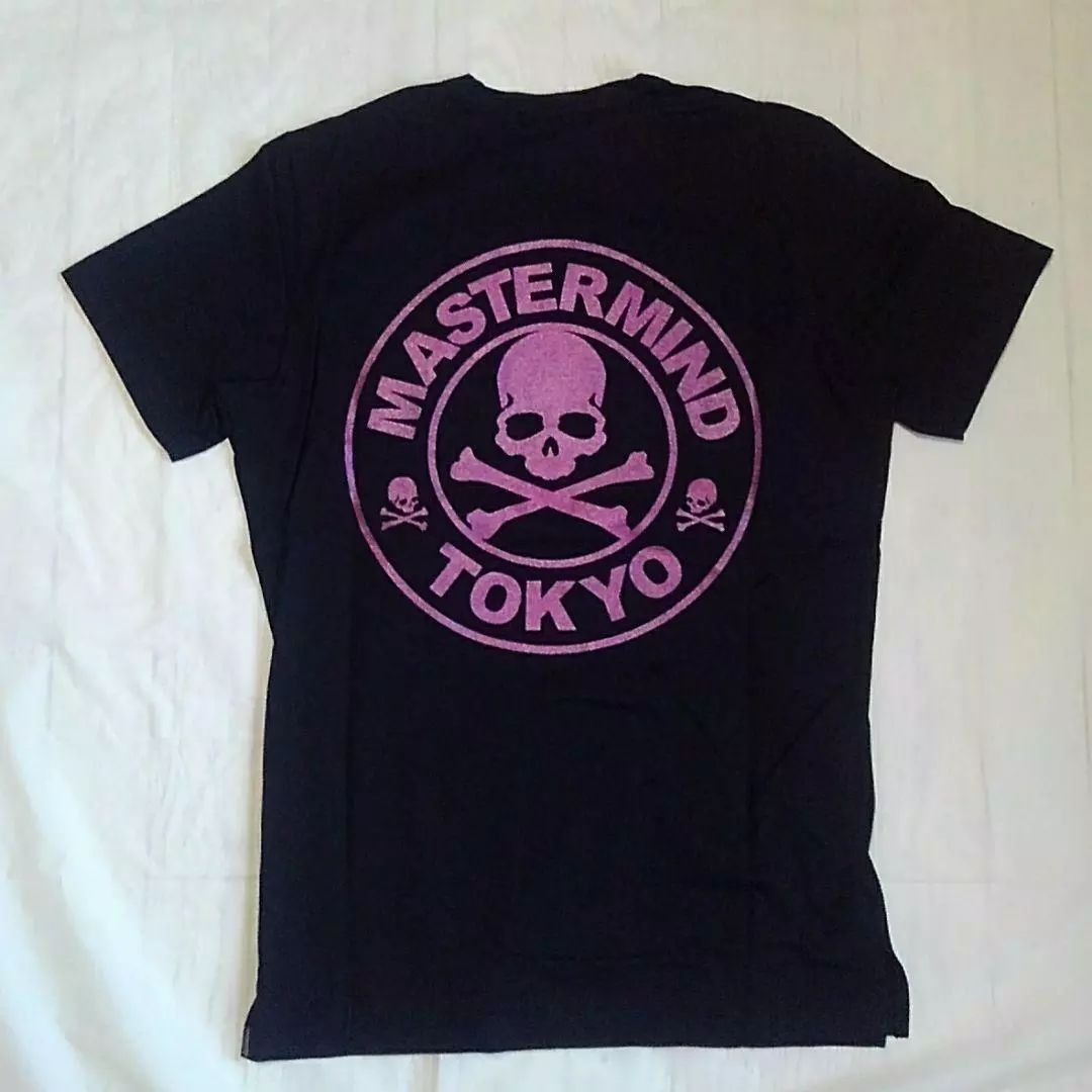 Mastermind Japan TOKYO RUNWAY Skull T-Shirt Tops Black Pink S Rare