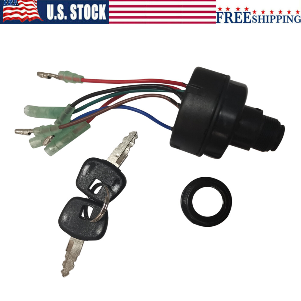 For Tohatsu Outboard /Nissan Outboard Key Switch & Ignition Keys 353