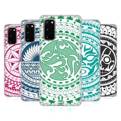 HEAD CASE DESIGNS POLYNESISCHE MUSTER SOFT GEL HANDYHÜLLE FÜR SAMSUNG HANDYS 1