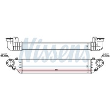 Ladeluftkühler Turbokühler LLC NISSENS für Mercedes-Benz C-Klasse W203 S203