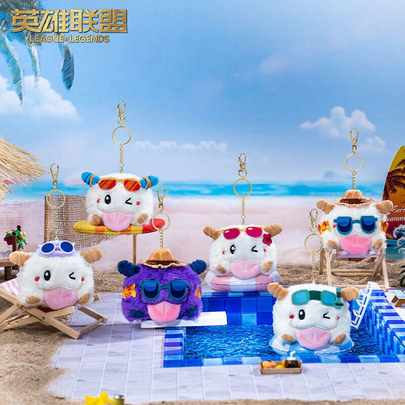 PAODY ぬいぐるみ LOL限定 League of Legends Summer Poro Plush LOL Game Blind Boxed Random