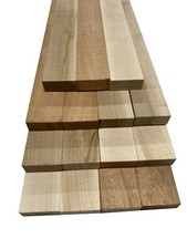 15 Pcs, Hard Maple, A. Mahogany, Ambrosia 3/4x 2x 18 Woodturning- Free Shipping