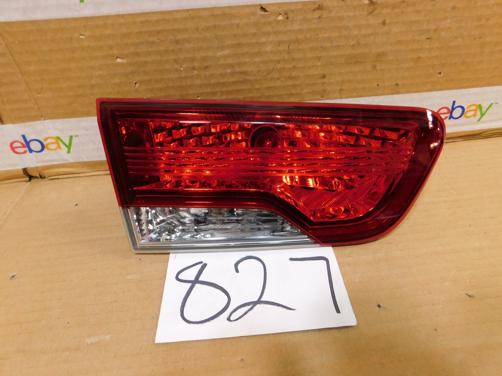 10 11 12 13 KIA FORTE DRIVER Side TRUNK MOUNTED Tail Light Used Rear Lamp #827