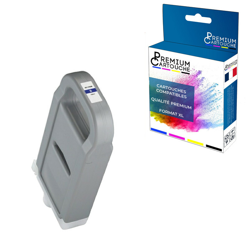 Cartouche PFI-1700B Compatible Canon Plotter ImagePROGRAF Encre 700ml 0784C001