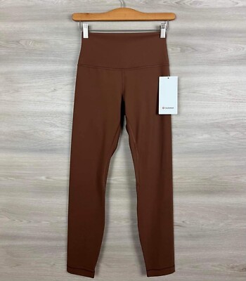 Lululemon Align High-Rise Pant 25'' Size 6   Roasted Brown RTDB 00585