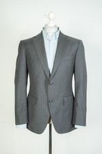 Mens Suitsupply Napoli Pure Wool Gray Super 110s Jacket Blazer Size USA 40