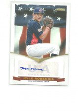 2012 USA BASEBALL 15U NATIONAL TEAM SIGNATURES #16 KYLE ROBENIOL  AUTO  011/299