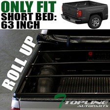 Topline For 2000-2004 Dodge Dakota 5.5 Short Bed Hidden Snap Vinyl Tonneau Cover