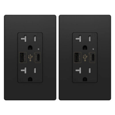 Micmi USB C Outlet PD 24W Power Delivery Type C + A