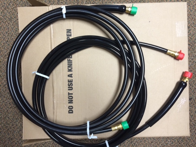 AIVWUMOT Hydraulic Hose Kit HO5118 - 18ft, Compatible With SeaStar/Teleflex Outboard Boat Steering