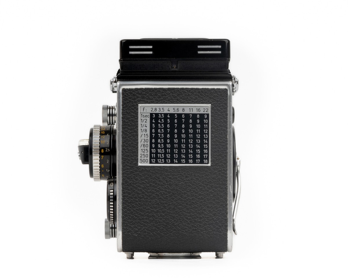 Ex++ Rollei Rolleiflex 3.5F TLR Film Camera with Planar 75mm f/3.5