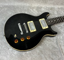 Hamer Dc Double Cutaway Electric Guitar In Transparent Black (made In Korea)