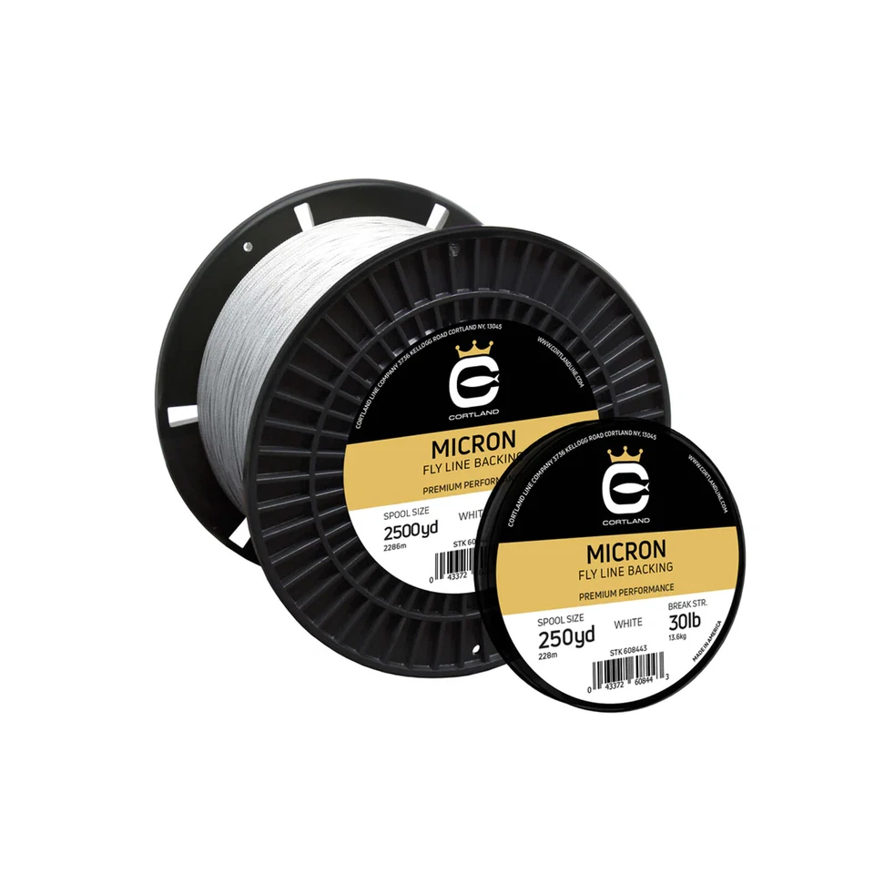 Respaldo Cortland Micron Fly Line 20, 30 libras, 100, 250, 1000, 2500 yardas Foto 2 de 4