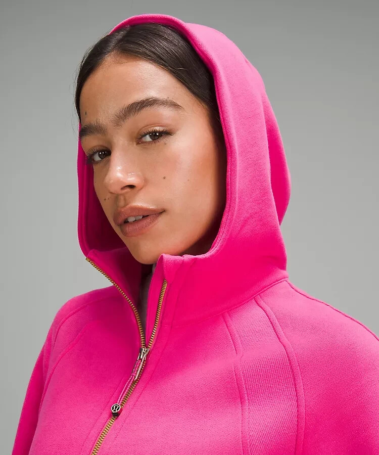 lululemon ルルレモン　scuba pink Lululemon Scuba Oversized Half-Zip Hoodie - Pink Lychee