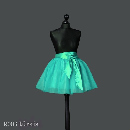 5 Lagen Tütü Ballettrock Tüllrock Tanzrock Karneval A-line knielang Lafairy - Bild 63 von 63