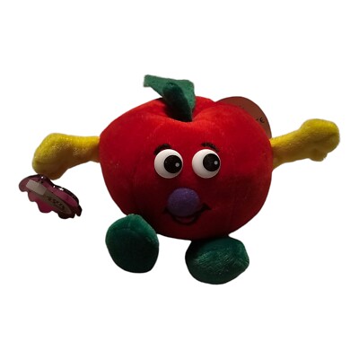 Toy Box Creations Red Plush Ashley Apple Fruit Seedies Small Plush