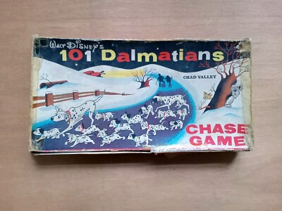 *RAR* Vintage 101 Dalmatiner Chase Brettspiel 1959 - vollständig 