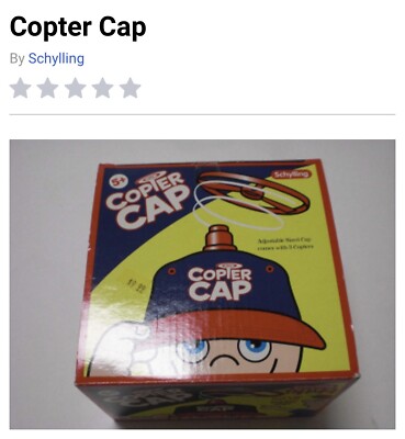 Schylling Toys Copter Cap Rotor Launching Hat adjustable size Cap with  Rotors