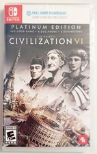 SID MEIER'S CIVILIZATION VI PLATINUM EDITION NINTENDO SWITCH FAST SHIPPING
