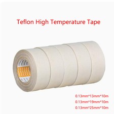 Quality PTFE High temperature Nonstick Adhesive Tape Width 13/19/25 Length 10M
