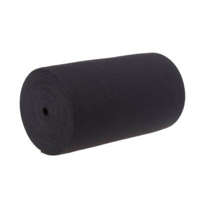 4-Inch Wide Black EXTRA Heavy Knit Stretch ELASTIC 3 Yards by 