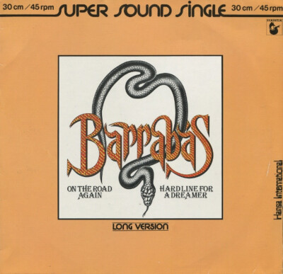 Barrabas - On The Road Again (Long Version) (12'', Sup) (Very Good Plus (VG+)) - 
