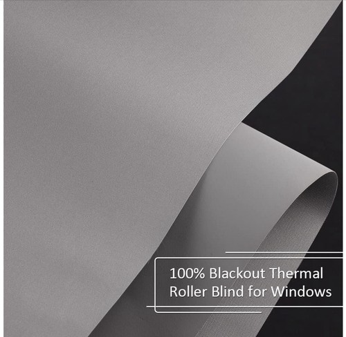 BLACKOUT ROLLER BLINDS 183x102 can be cut to size THERMAL - Picture 4 of 11